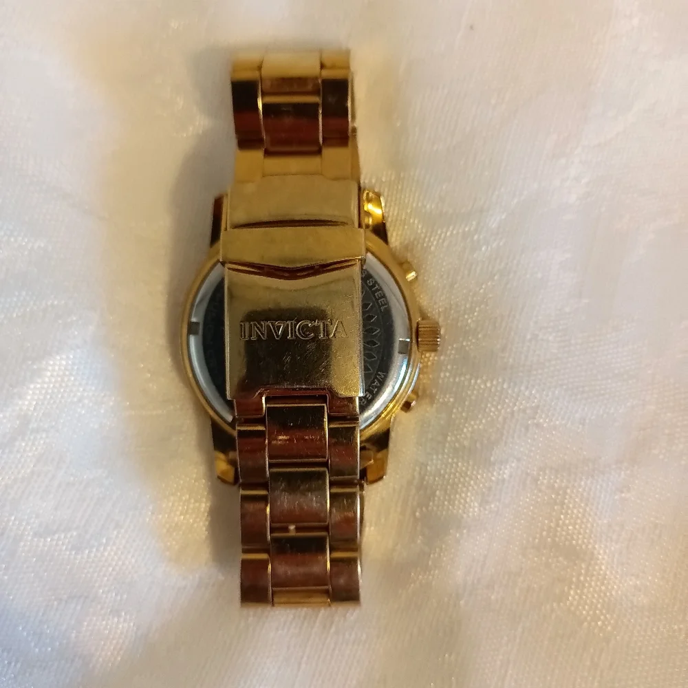 Invicta Gold tone Angel swiss Quartz women's watch